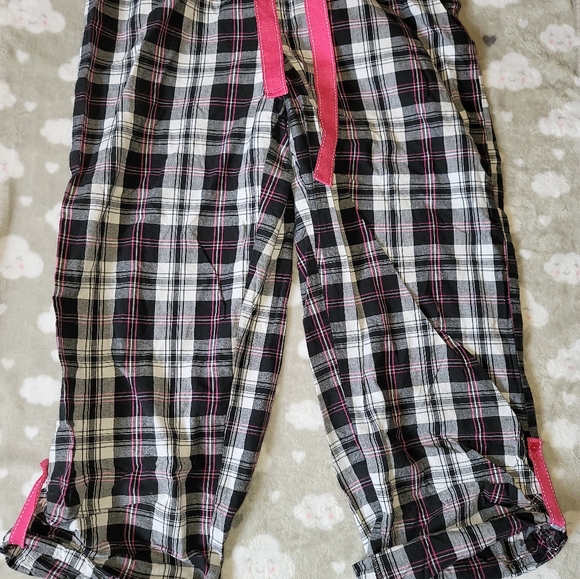 Faded Glory plaid Capri lounge pants womens size L - Picture 1 of 2